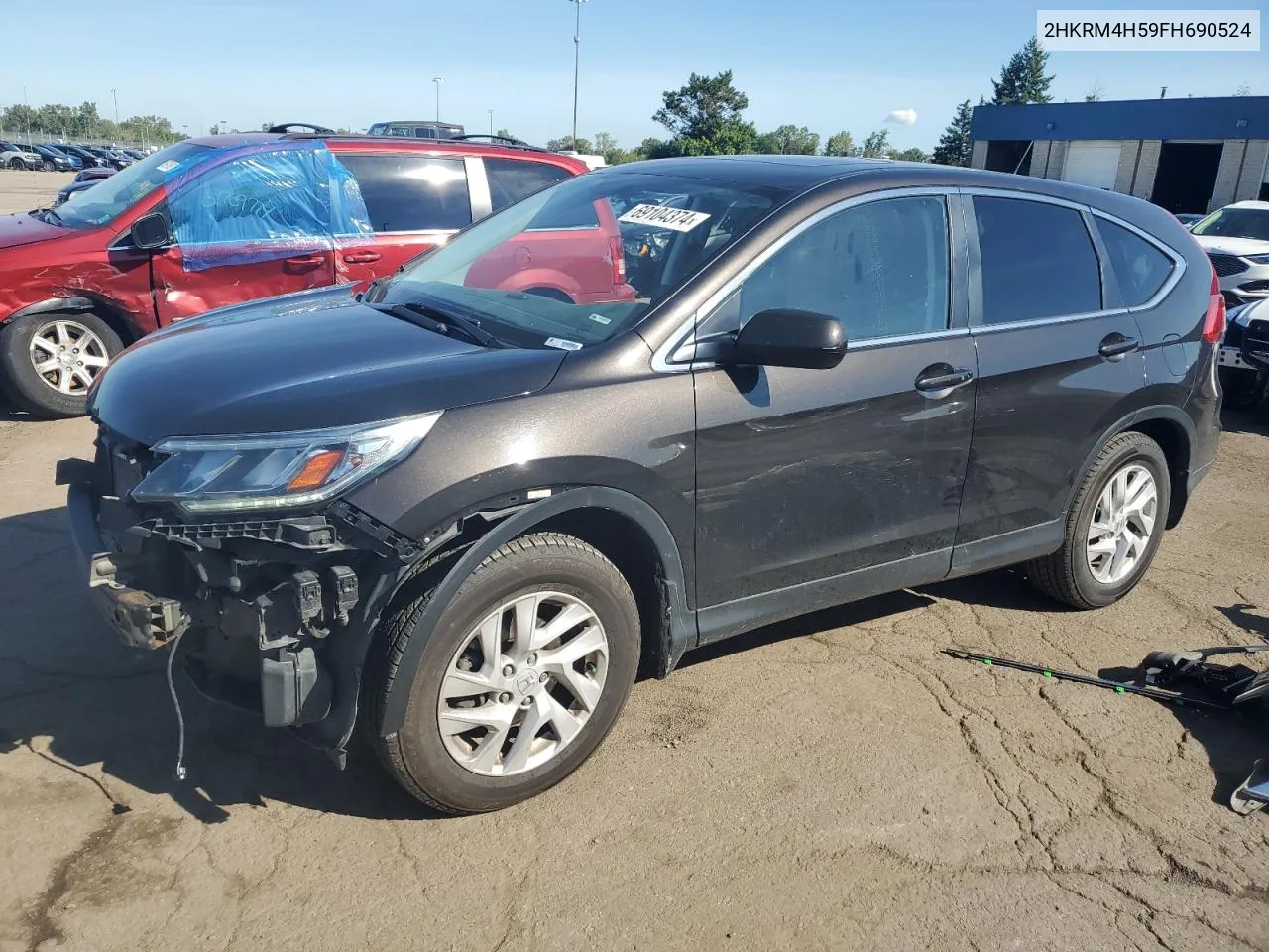 2HKRM4H59FH690524 2015 Honda Cr-V Ex