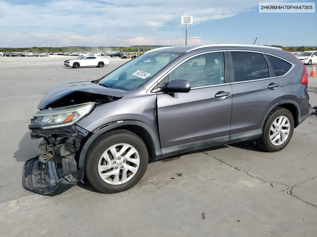 2HKRM4H70FH647305 2015 Honda Cr-V Exl