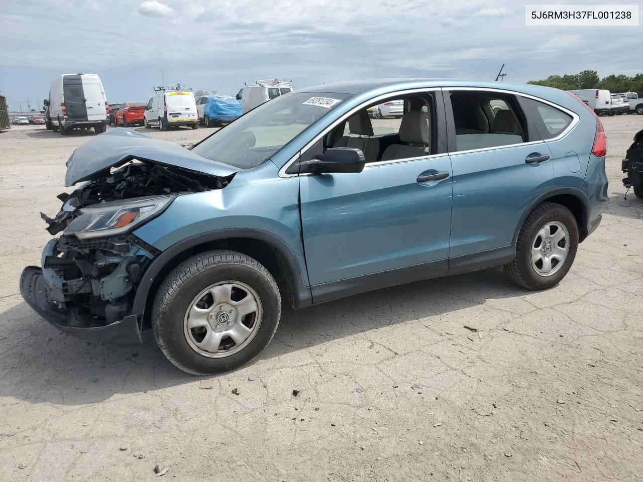 2015 Honda Cr-V Lx VIN: 5J6RM3H37FL001238 Lot: 69281234