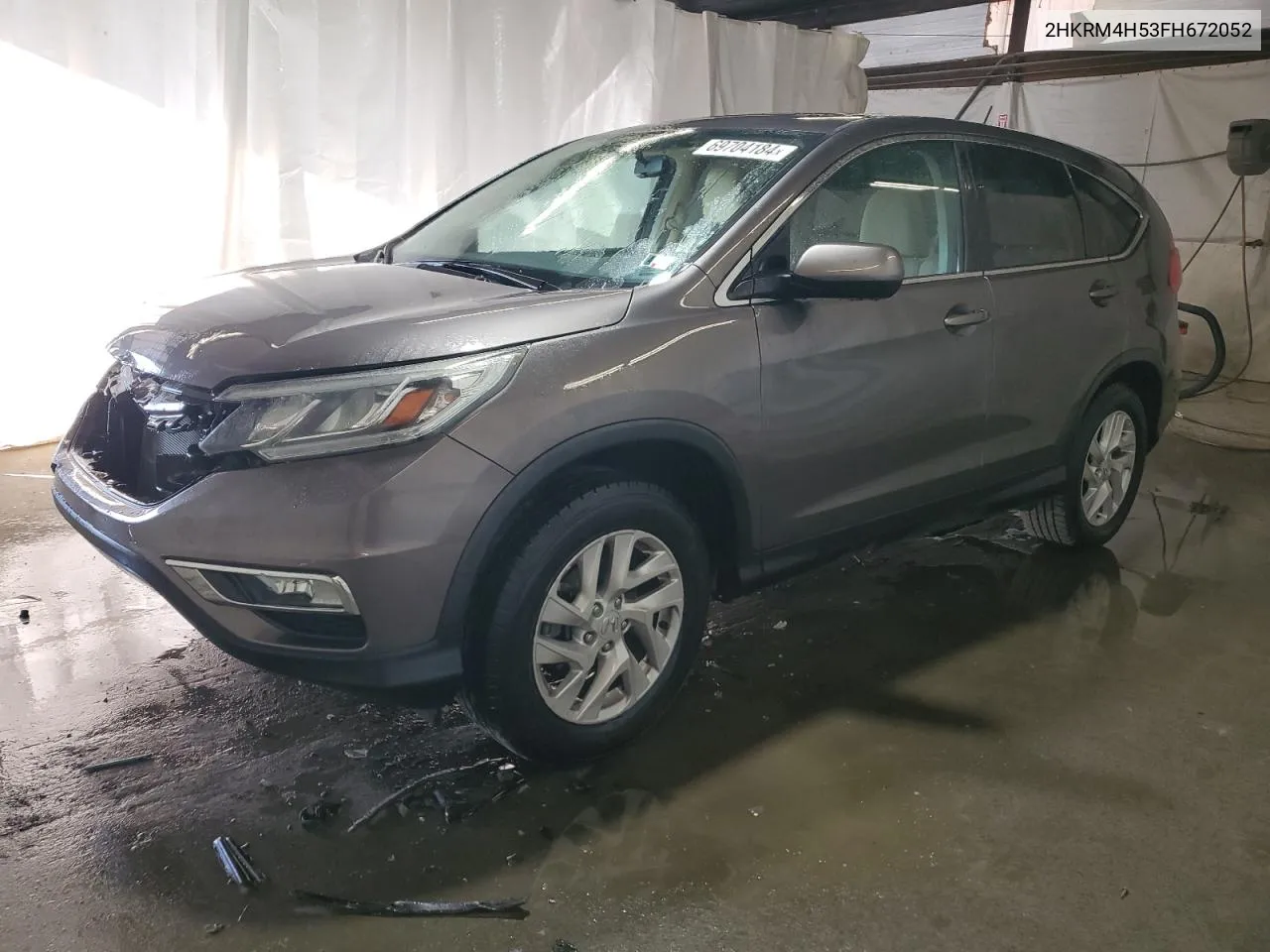 2015 Honda Cr-V Ex VIN: 2HKRM4H53FH672052 Lot: 69704184