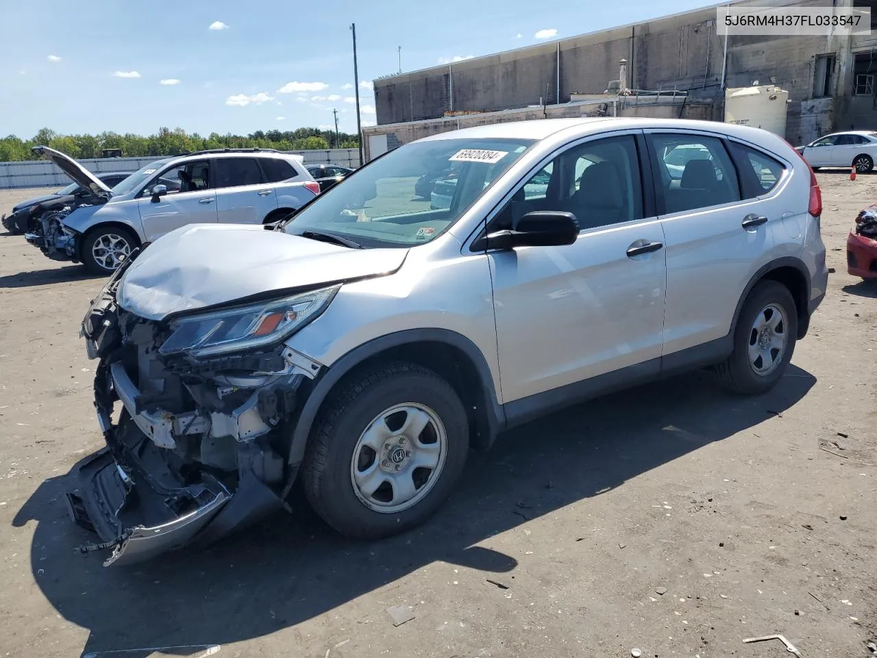 2015 Honda Cr-V Lx VIN: 5J6RM4H37FL033547 Lot: 69920384