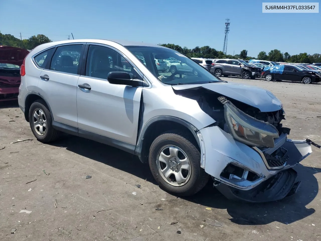 2015 Honda Cr-V Lx VIN: 5J6RM4H37FL033547 Lot: 69920384