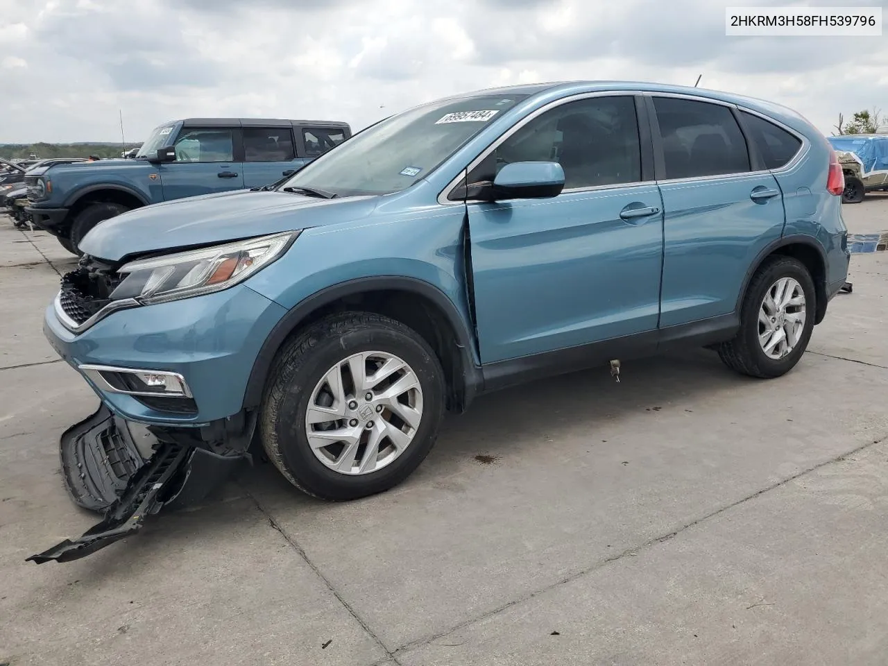 2015 Honda Cr-V Ex VIN: 2HKRM3H58FH539796 Lot: 69957484