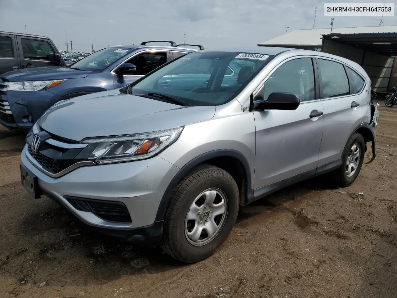 2015 Honda Cr-V Lx VIN: 2HKRM4H30FH647558 Lot: 70036904