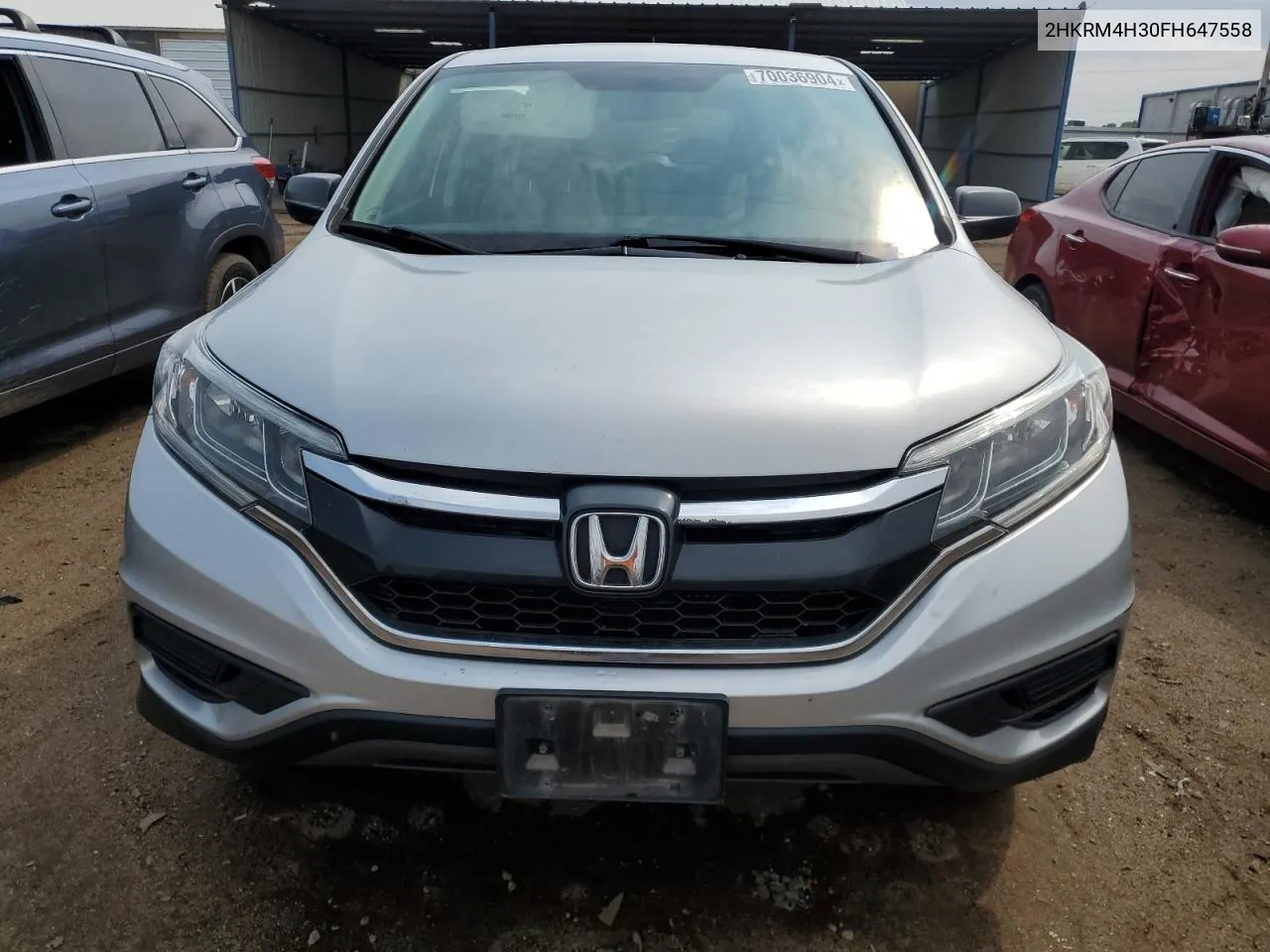 2015 Honda Cr-V Lx VIN: 2HKRM4H30FH647558 Lot: 70036904