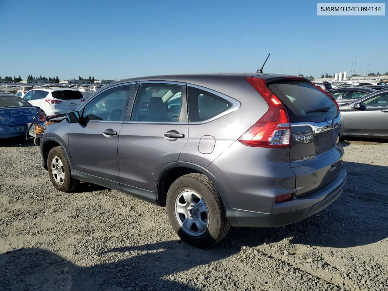 2015 Honda Cr-V Lx VIN: 5J6RM4H34FL094144 Lot: 70221334