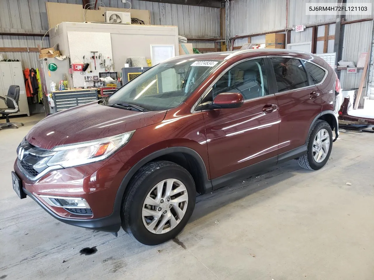 2015 Honda Cr-V Exl VIN: 5J6RM4H72FL121103 Lot: 70224834