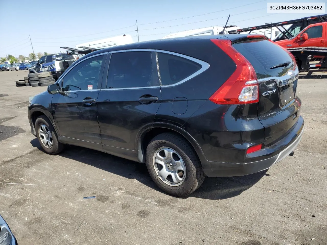 2015 Honda Cr-V Lx VIN: 3CZRM3H36FG703452 Lot: 70229104