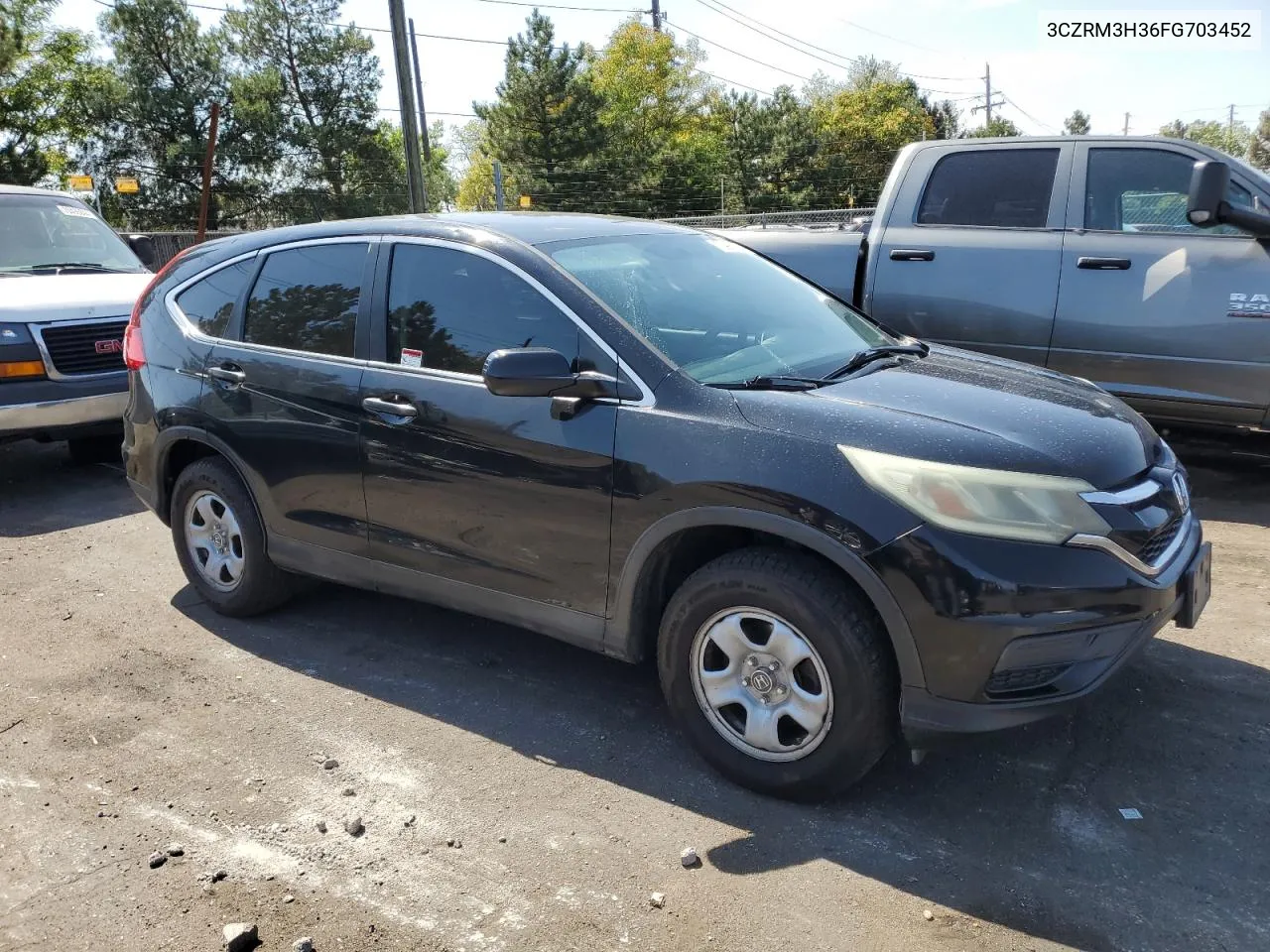 2015 Honda Cr-V Lx VIN: 3CZRM3H36FG703452 Lot: 70229104