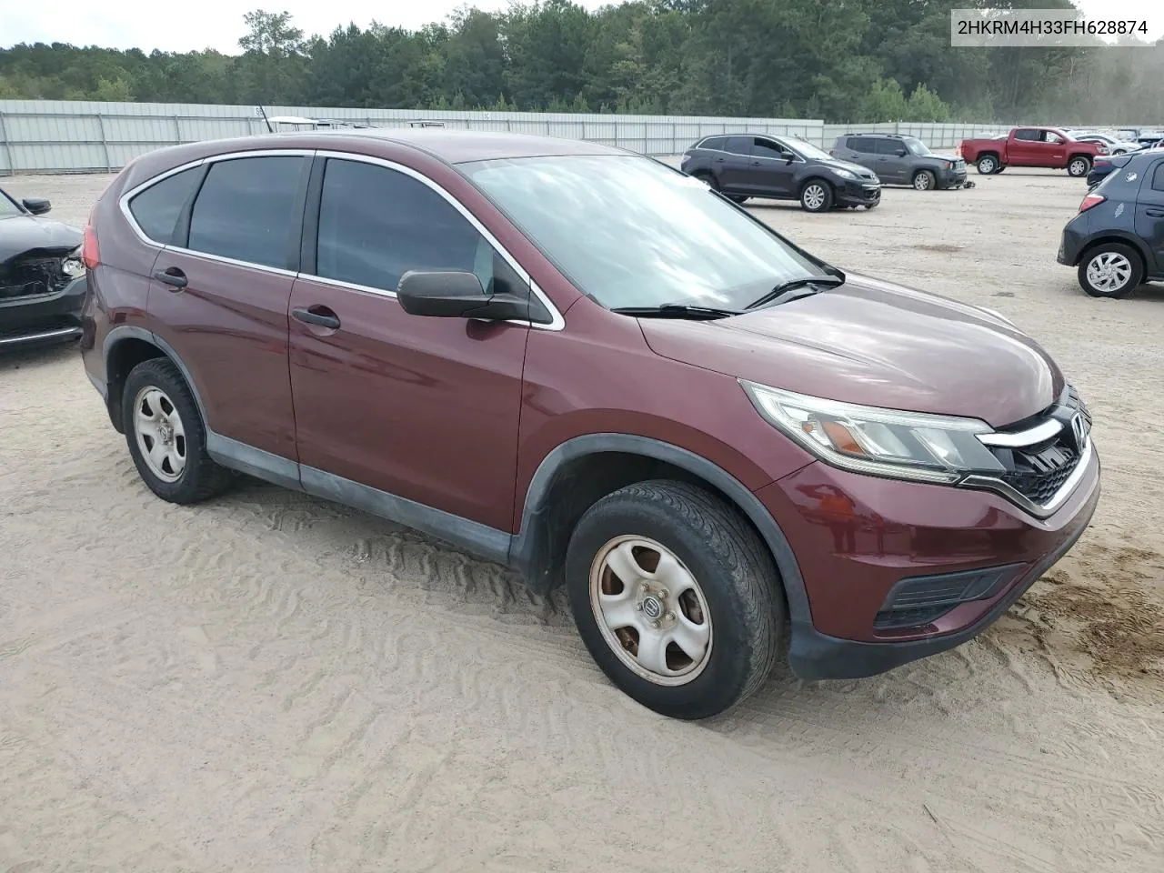 2015 Honda Cr-V Lx VIN: 2HKRM4H33FH628874 Lot: 70294014