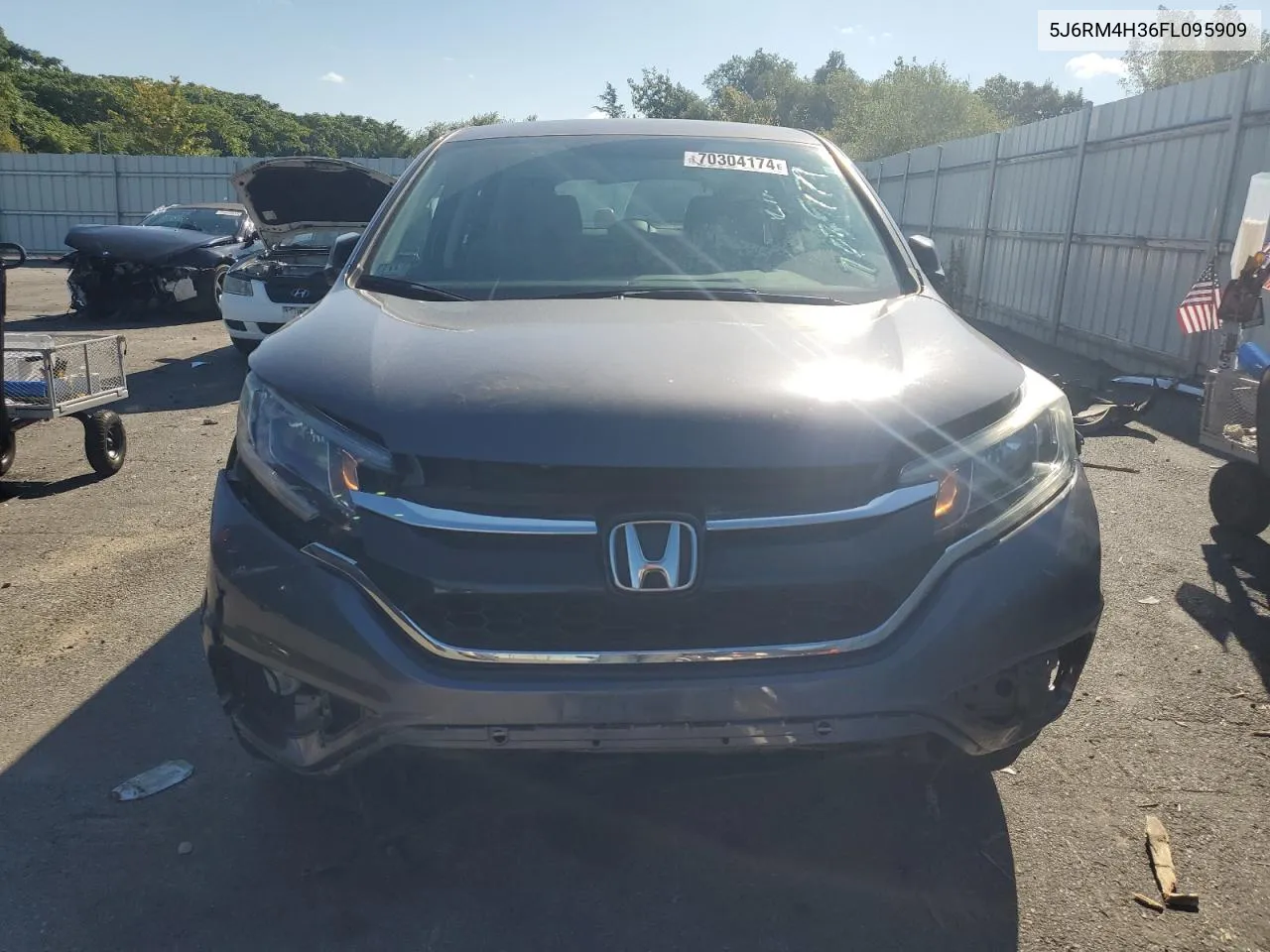 2015 Honda Cr-V Lx VIN: 5J6RM4H36FL095909 Lot: 70304174