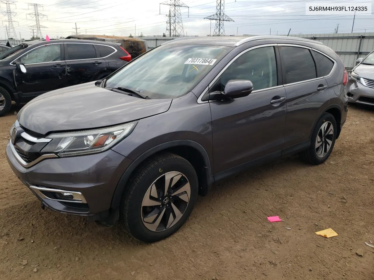 5J6RM4H93FL124335 2015 Honda Cr-V Touring