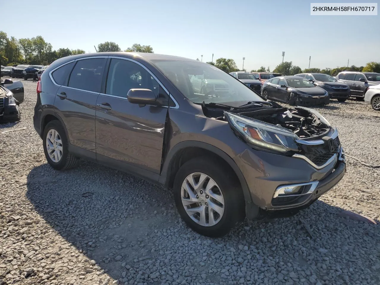 2015 Honda Cr-V Ex VIN: 2HKRM4H58FH670717 Lot: 70462124