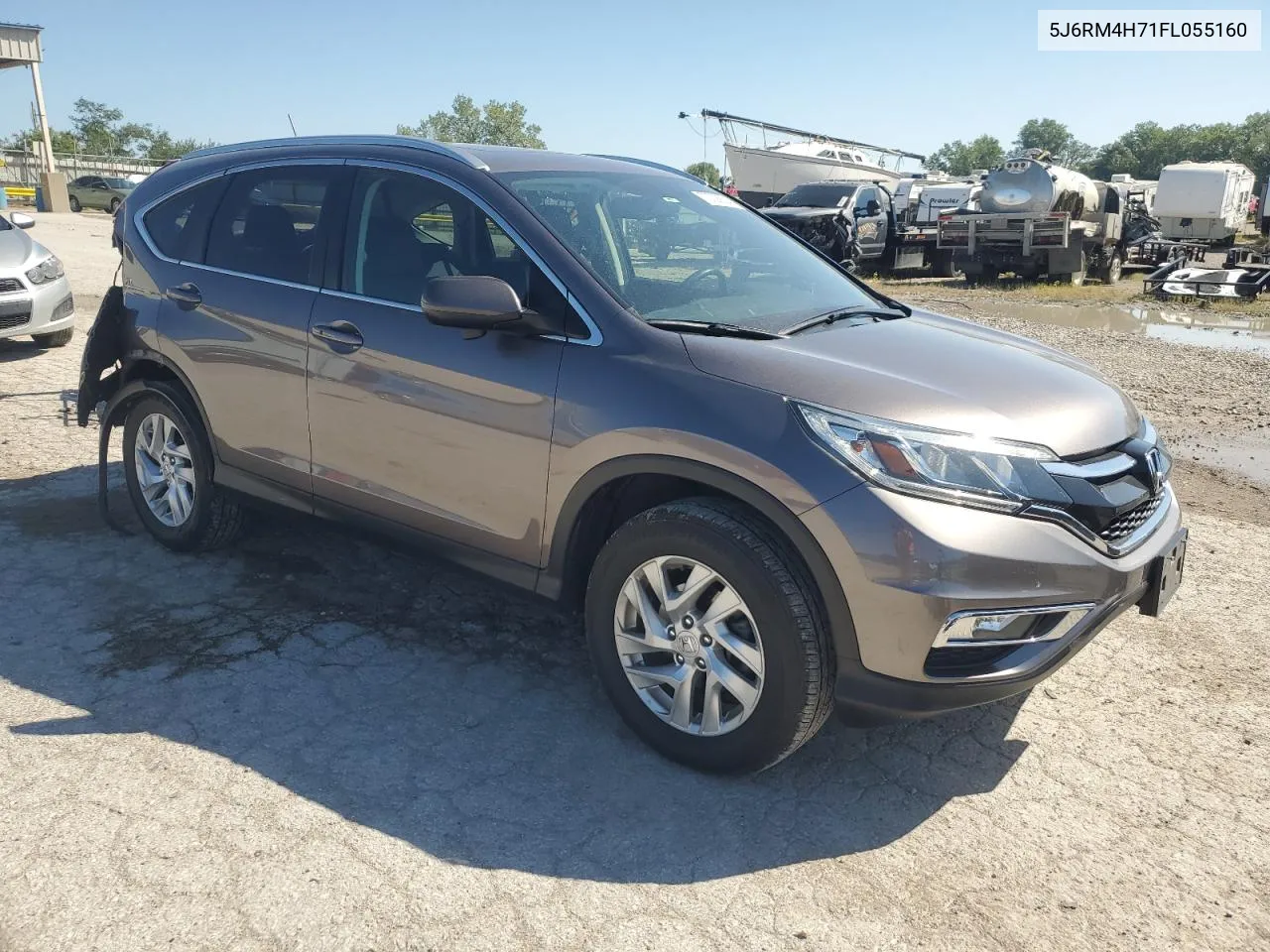 2015 Honda Cr-V Exl VIN: 5J6RM4H71FL055160 Lot: 70708604