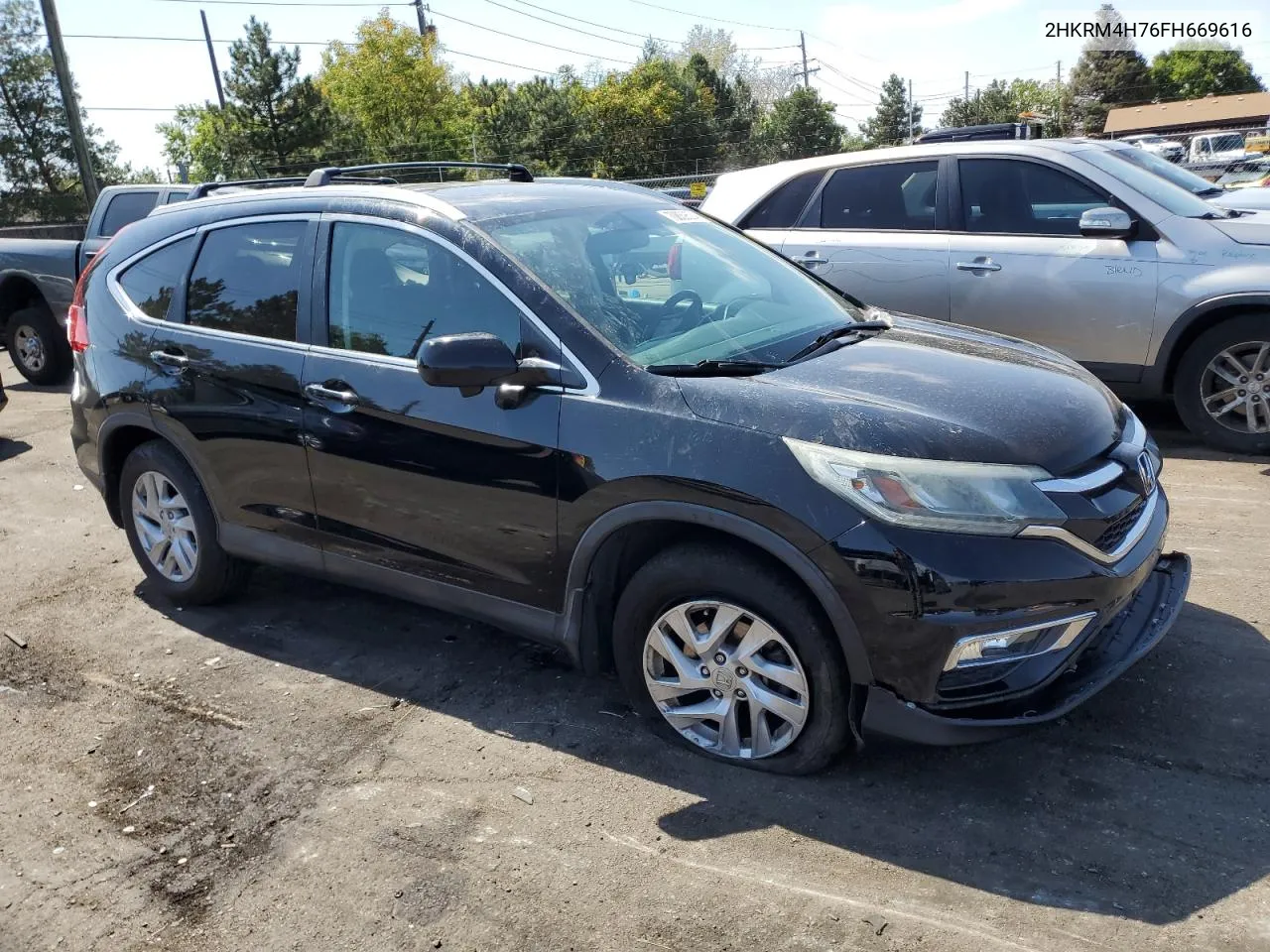 2HKRM4H76FH669616 2015 Honda Cr-V Exl