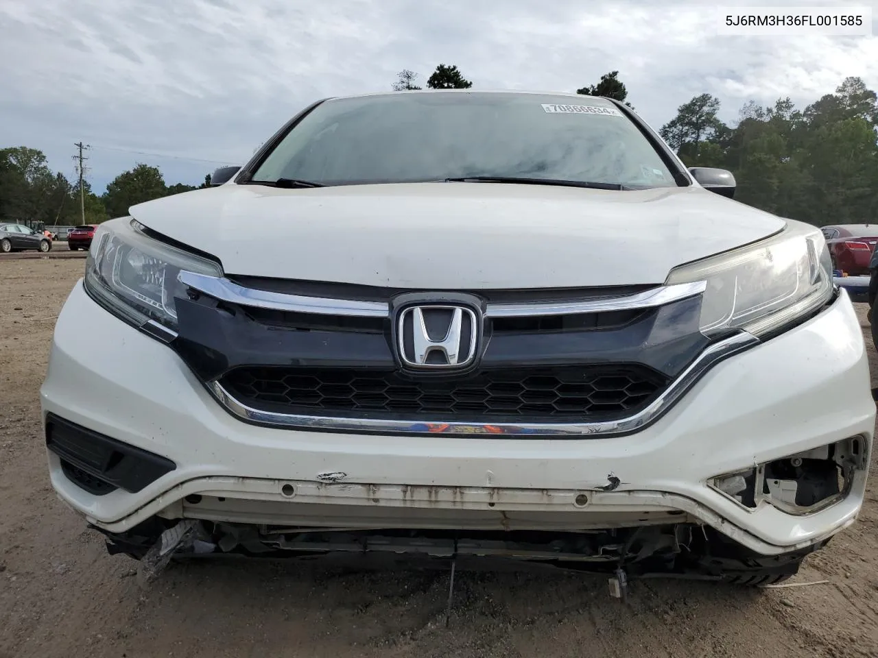 2015 Honda Cr-V Lx VIN: 5J6RM3H36FL001585 Lot: 70866634