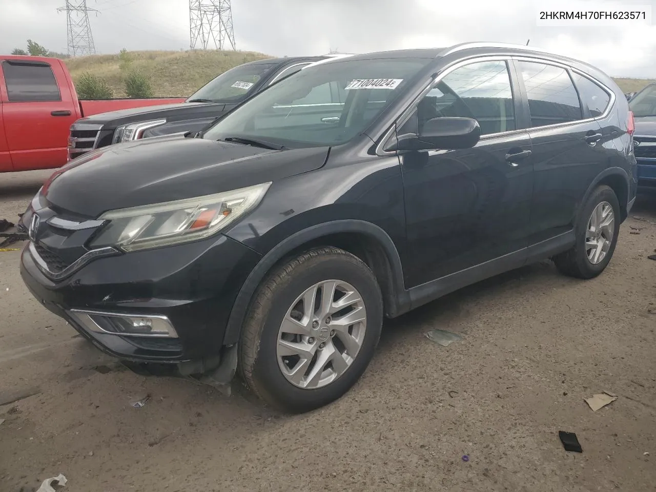 2HKRM4H70FH623571 2015 Honda Cr-V Exl