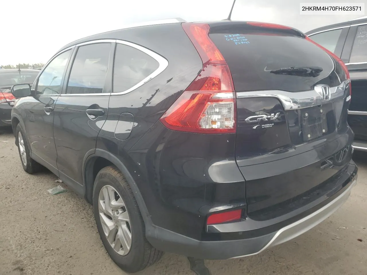 2HKRM4H70FH623571 2015 Honda Cr-V Exl