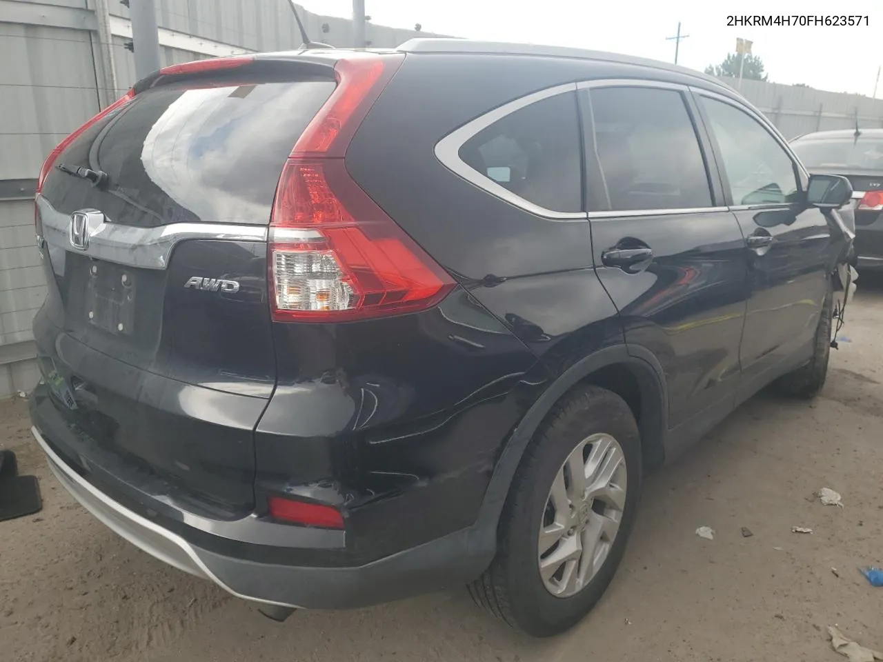 2HKRM4H70FH623571 2015 Honda Cr-V Exl