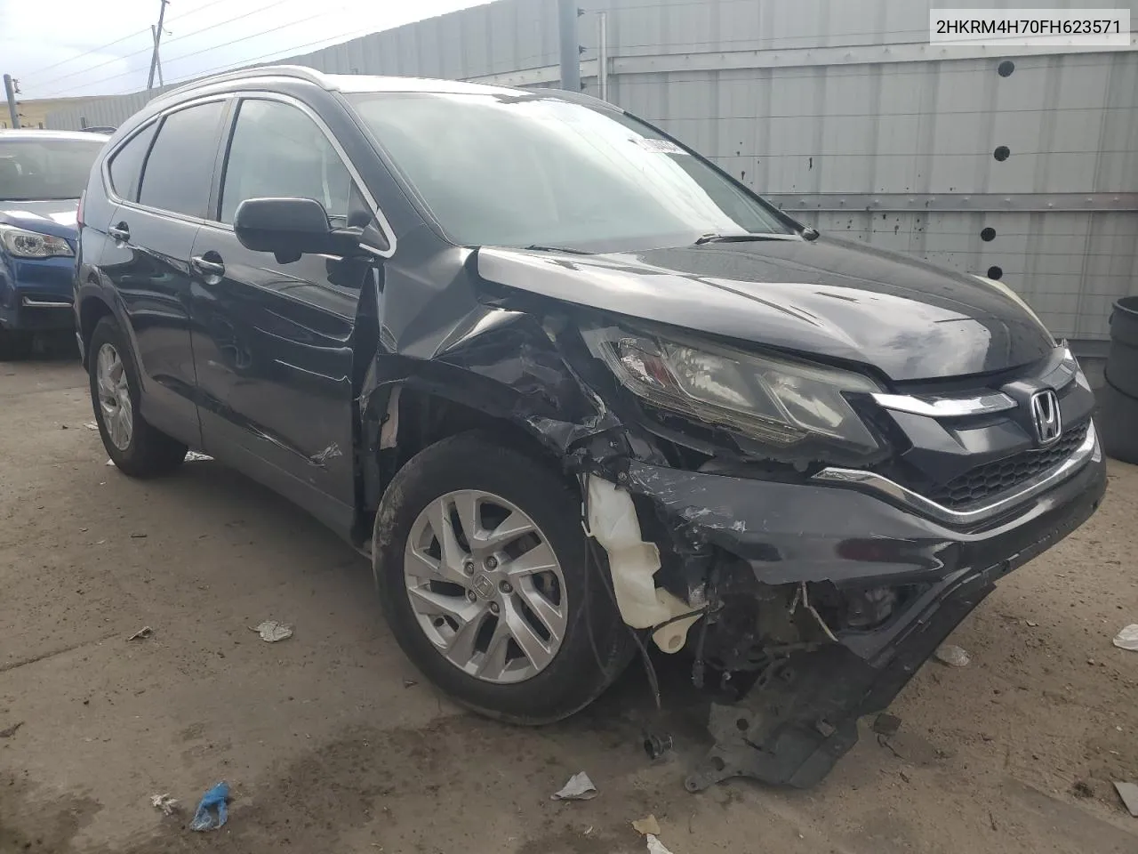 2HKRM4H70FH623571 2015 Honda Cr-V Exl