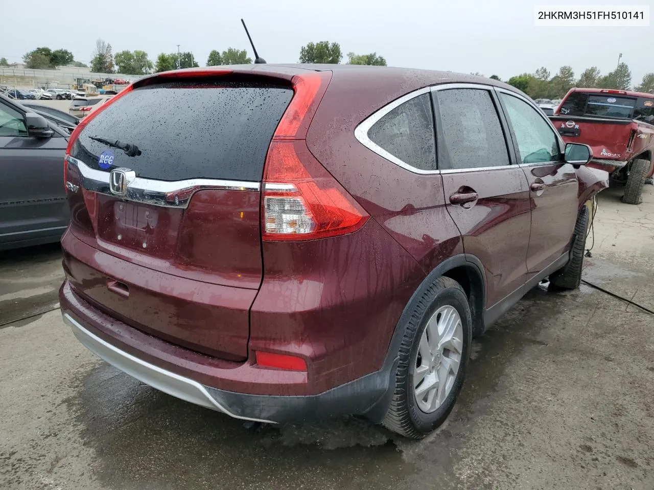 2015 Honda Cr-V Ex VIN: 2HKRM3H51FH510141 Lot: 71230364