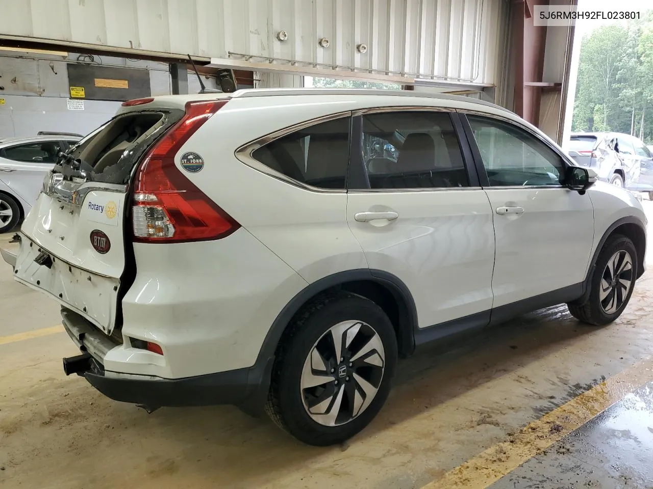 2015 Honda Cr-V Touring VIN: 5J6RM3H92FL023801 Lot: 71349584