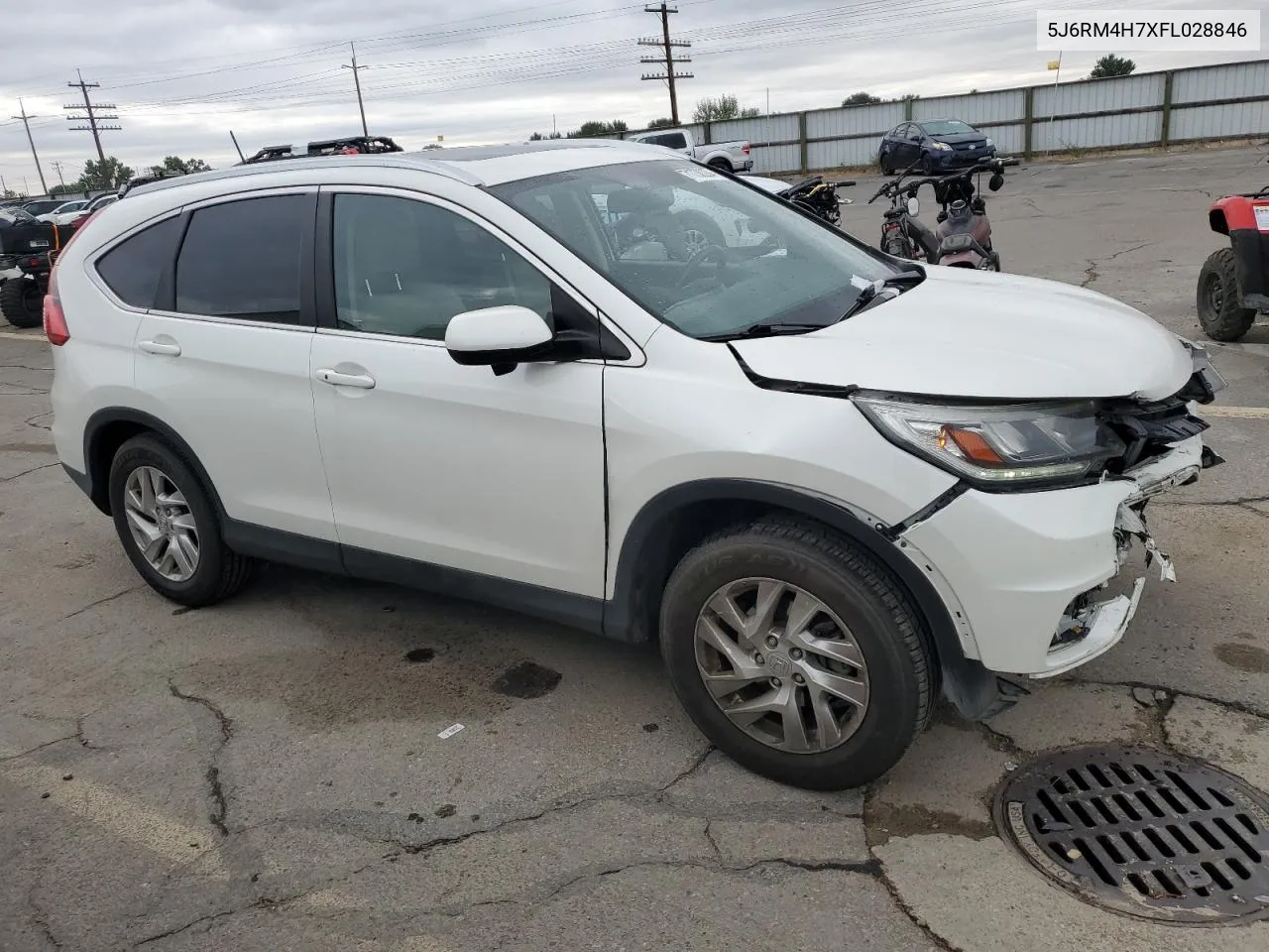 2015 Honda Cr-V Exl VIN: 5J6RM4H7XFL028846 Lot: 71738224