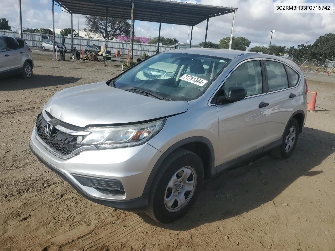 2015 Honda Cr-V Lx VIN: 3CZRM3H33FG716742 Lot: 71761344