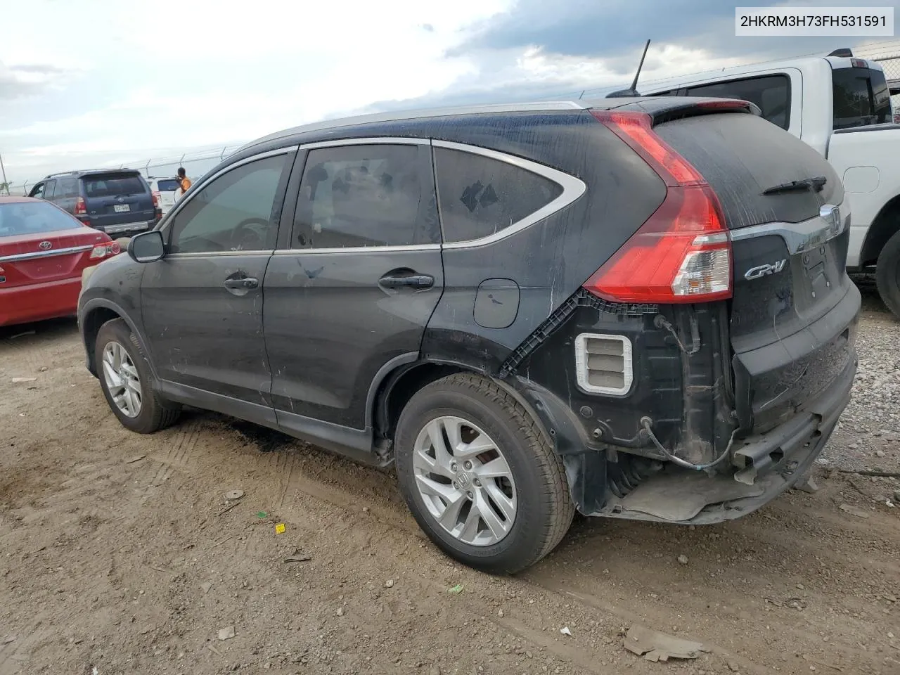 2HKRM3H73FH531591 2015 Honda Cr-V Exl