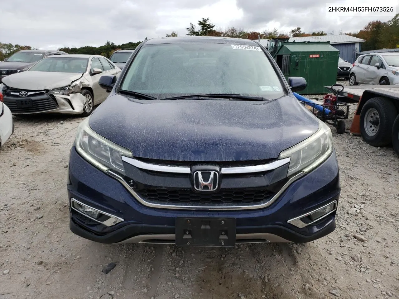 2HKRM4H55FH673526 2015 Honda Cr-V Ex