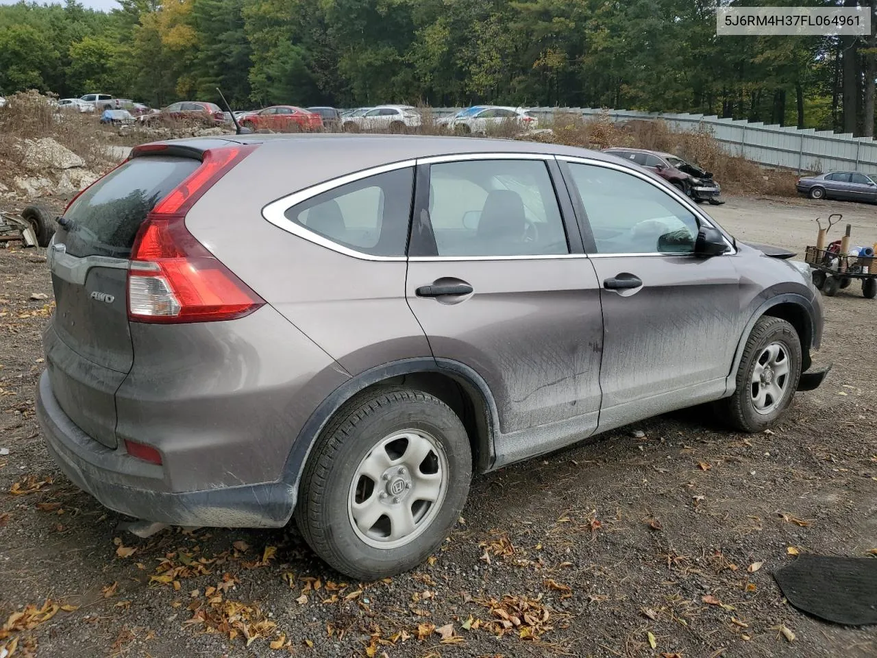 2015 Honda Cr-V Lx VIN: 5J6RM4H37FL064961 Lot: 72085854