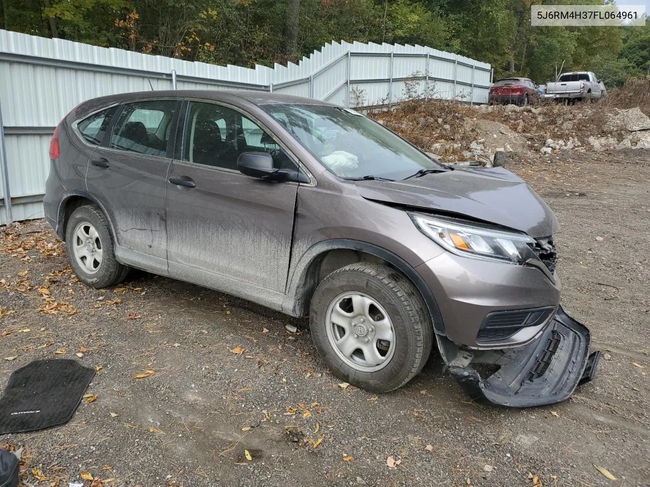 2015 Honda Cr-V Lx VIN: 5J6RM4H37FL064961 Lot: 72085854