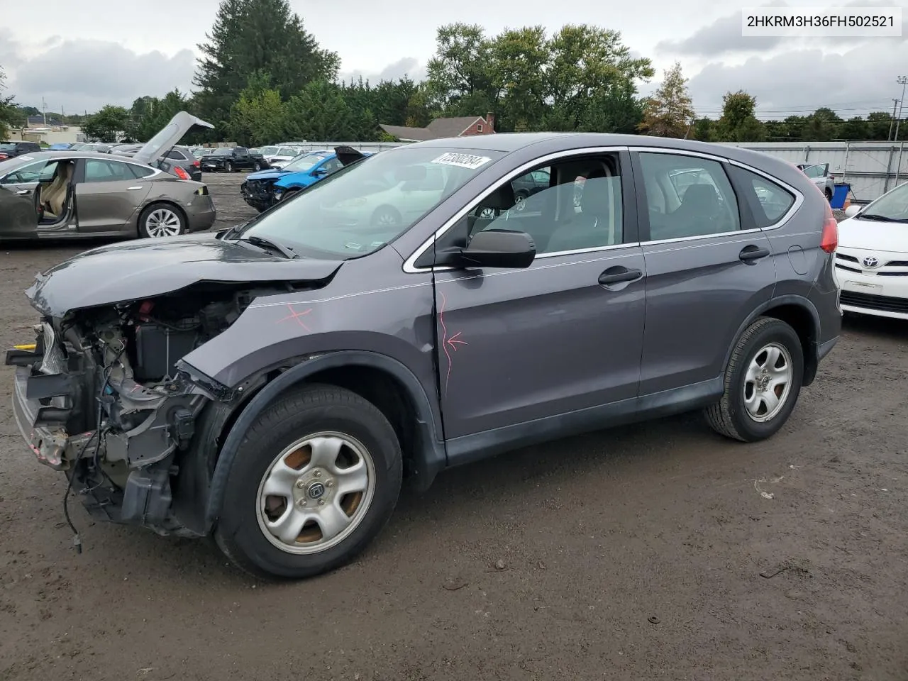 2015 Honda Cr-V Lx VIN: 2HKRM3H36FH502521 Lot: 72380284