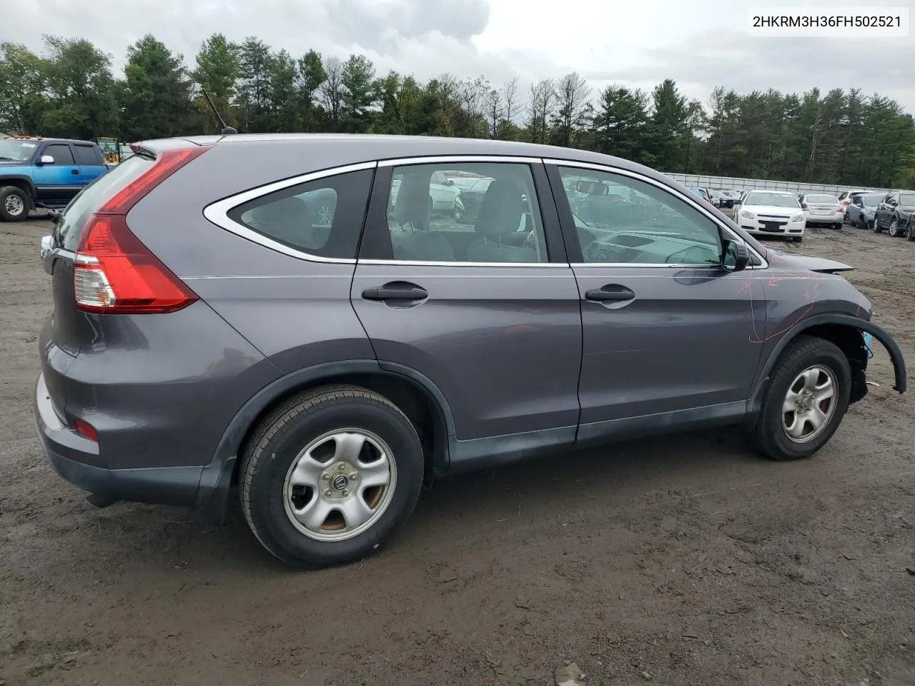 2015 Honda Cr-V Lx VIN: 2HKRM3H36FH502521 Lot: 72380284