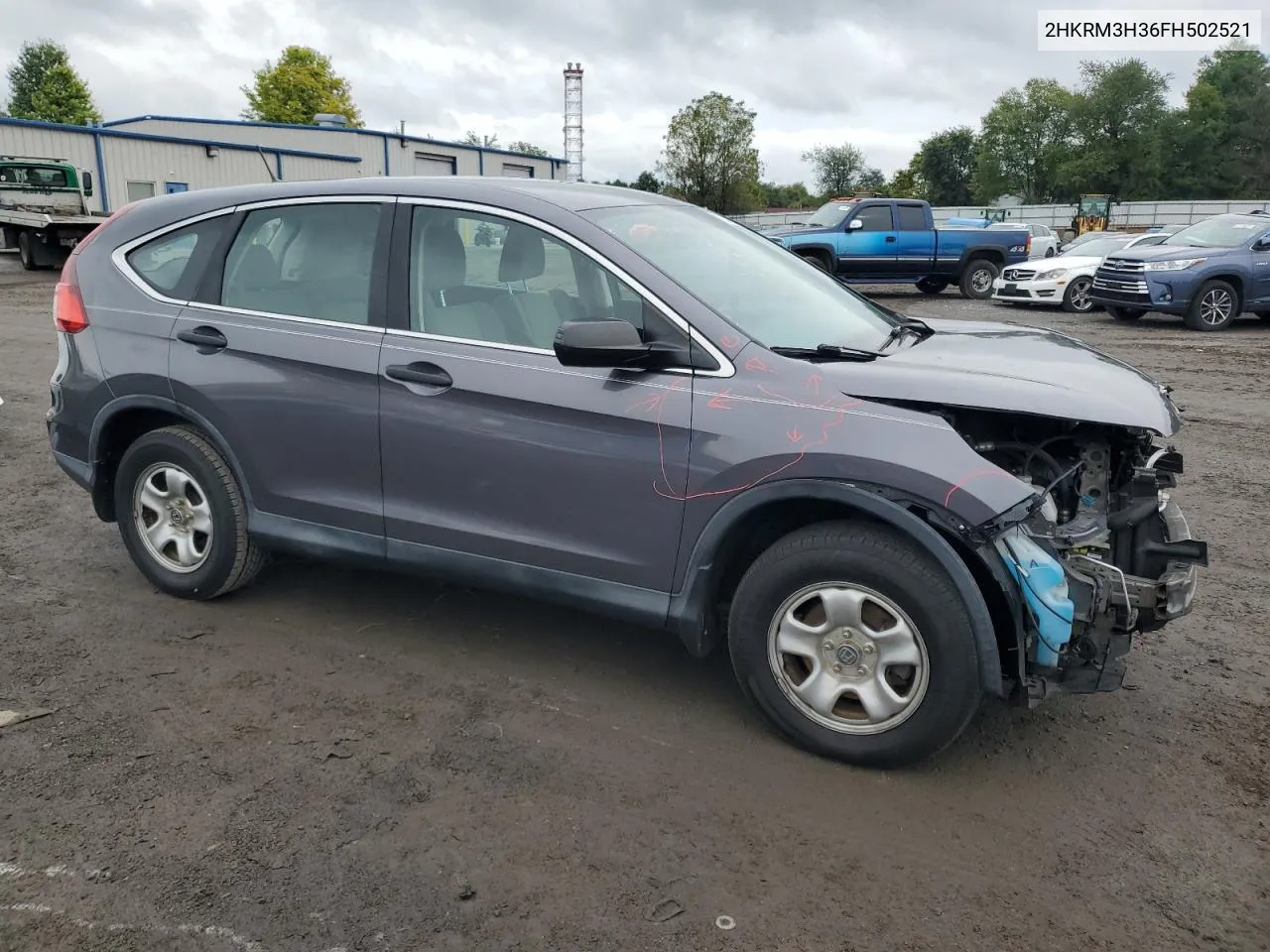 2015 Honda Cr-V Lx VIN: 2HKRM3H36FH502521 Lot: 72380284