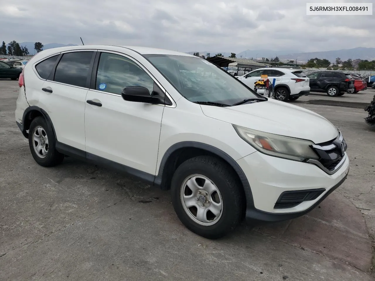 2015 Honda Cr-V Lx VIN: 5J6RM3H3XFL008491 Lot: 72406654