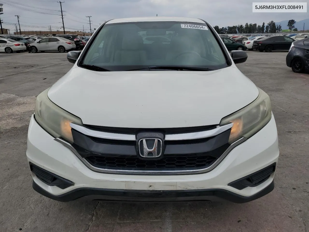 5J6RM3H3XFL008491 2015 Honda Cr-V Lx