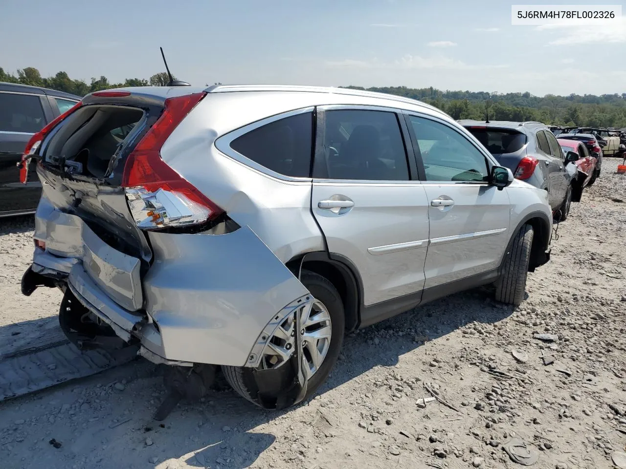 2015 Honda Cr-V Exl VIN: 5J6RM4H78FL002326 Lot: 72460174