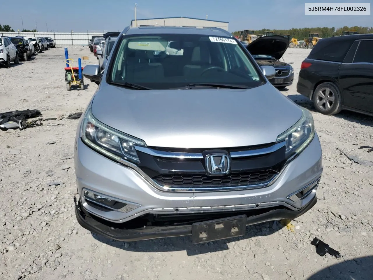 2015 Honda Cr-V Exl VIN: 5J6RM4H78FL002326 Lot: 72460174