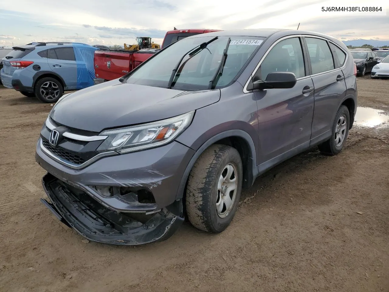 2015 Honda Cr-V Lx VIN: 5J6RM4H38FL088864 Lot: 72471574