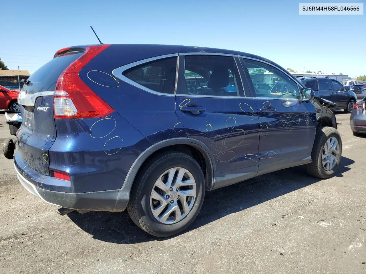 2015 Honda Cr-V Ex VIN: 5J6RM4H58FL046566 Lot: 72472364