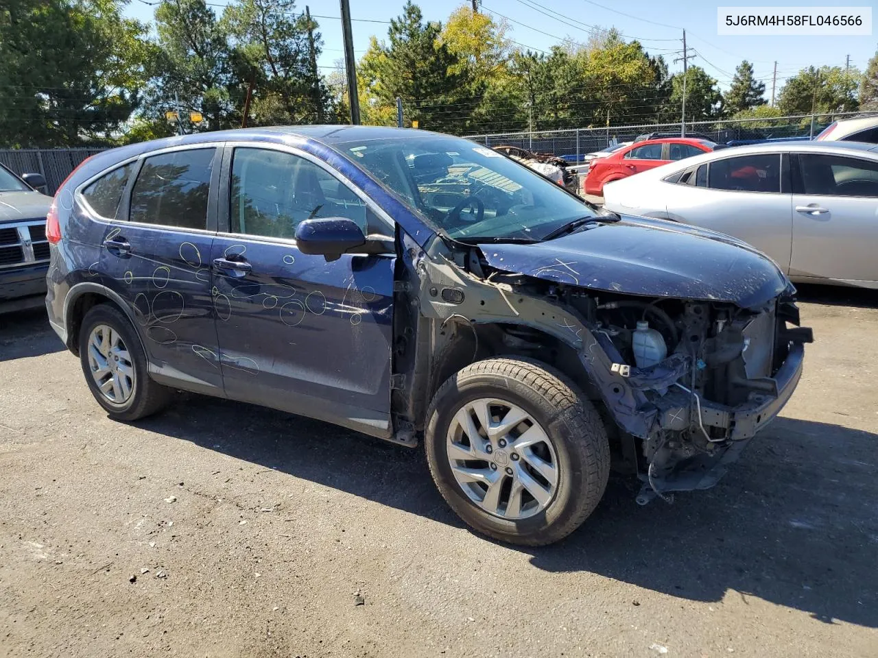 2015 Honda Cr-V Ex VIN: 5J6RM4H58FL046566 Lot: 72472364