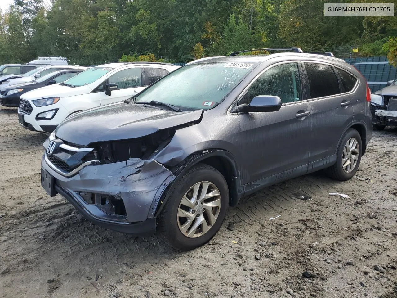 5J6RM4H76FL000705 2015 Honda Cr-V Exl