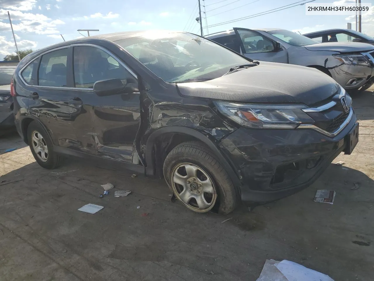 2HKRM4H34FH603059 2015 Honda Cr-V Lx