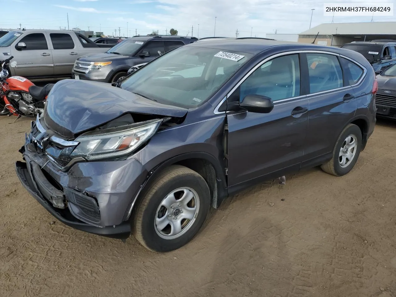 2HKRM4H37FH684249 2015 Honda Cr-V Lx