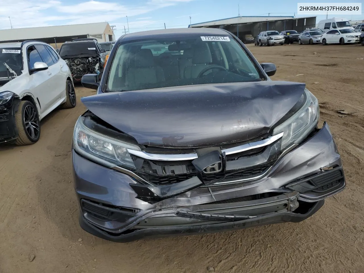 2015 Honda Cr-V Lx VIN: 2HKRM4H37FH684249 Lot: 72540214