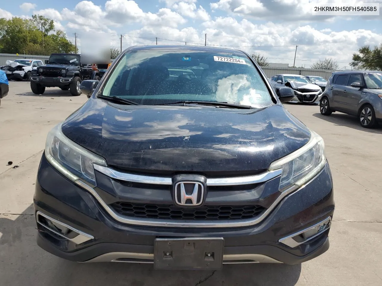 2015 Honda Cr-V Ex VIN: 2HKRM3H50FH540585 Lot: 72722204