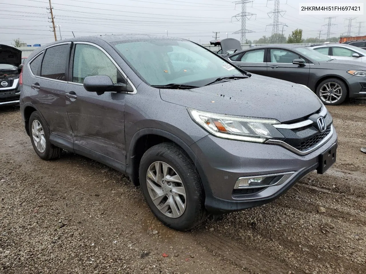 2015 Honda Cr-V Ex VIN: 2HKRM4H51FH697421 Lot: 72825164