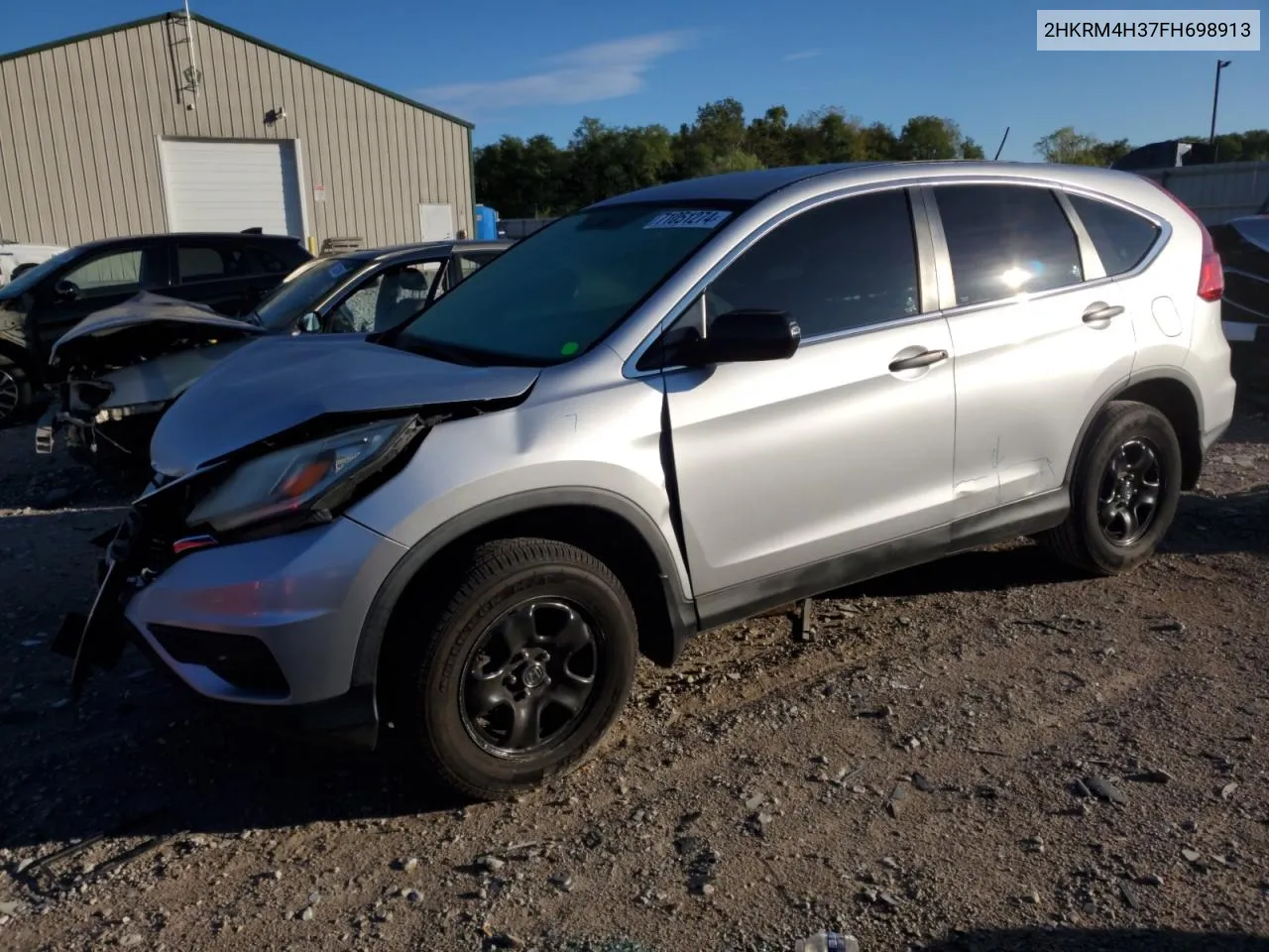 2015 Honda Cr-V Lx VIN: 2HKRM4H37FH698913 Lot: 73113244