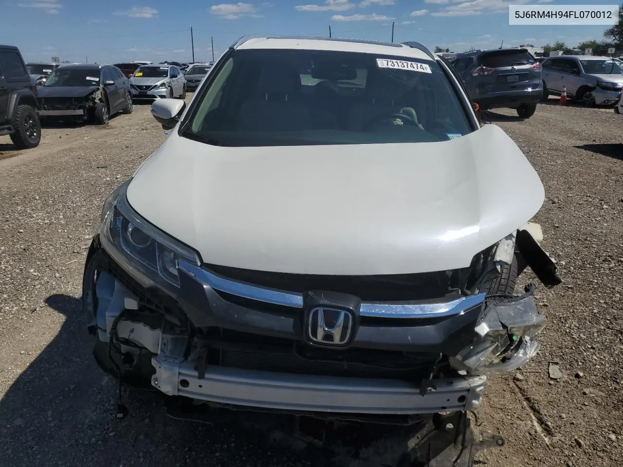 5J6RM4H94FL070012 2015 Honda Cr-V Touring